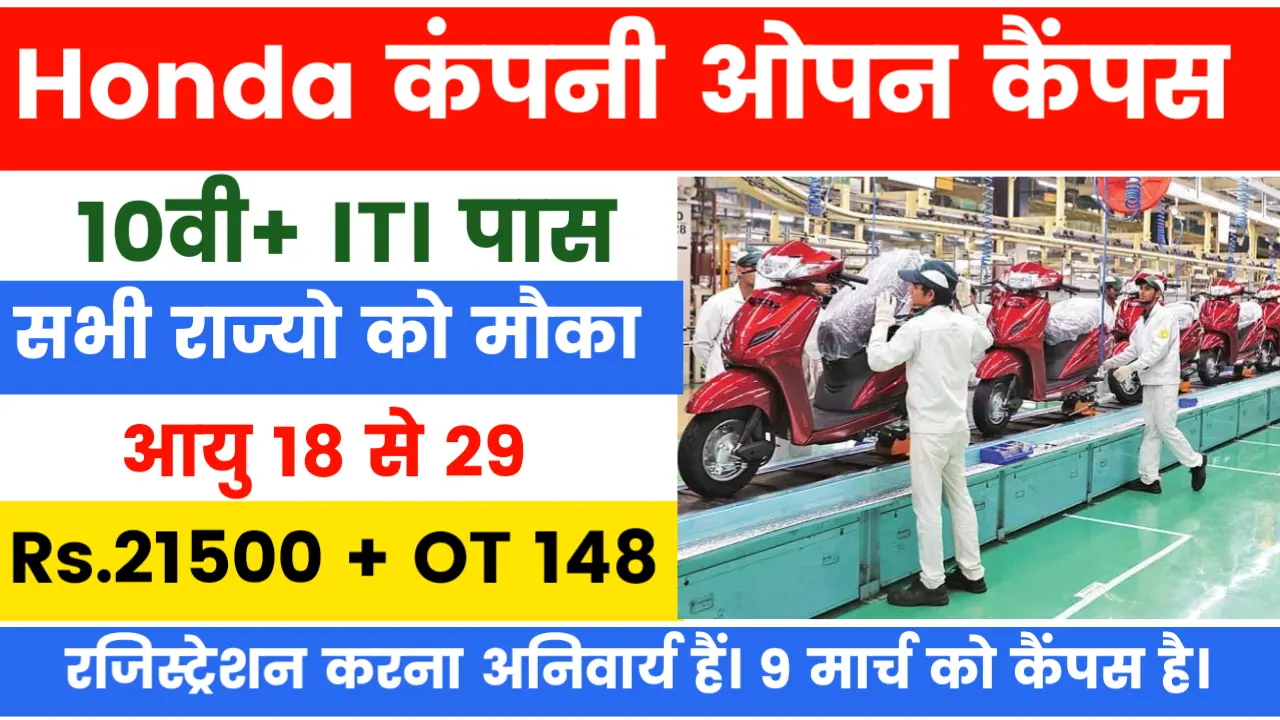 Honda Recruitment 2024 Apply Online