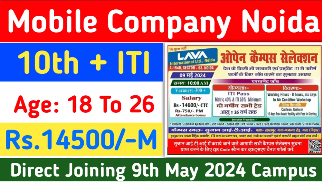 Mobile Company Latest jobs in Noida