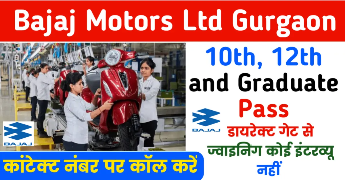 Bajaj Motors Ltd jobs in Manesar Gurgaon