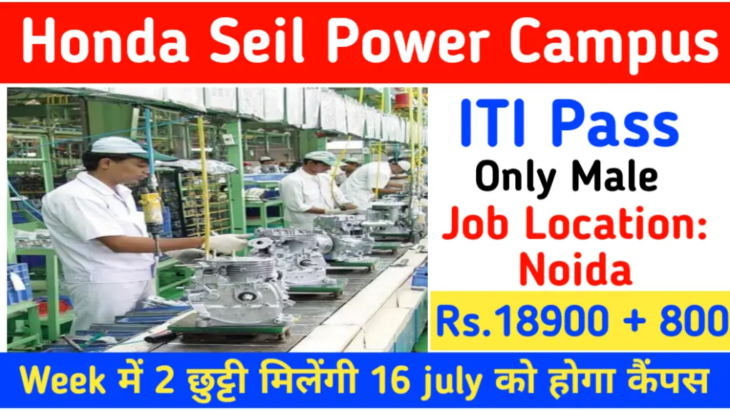 Honda Seil Power Product Ltd Jobs in Noida