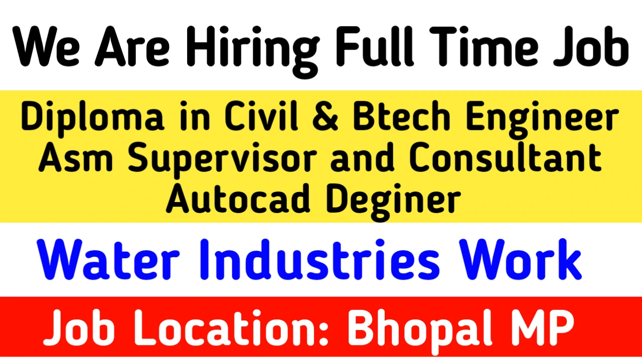 Diploma Civil Engineering jobs in Bhopal