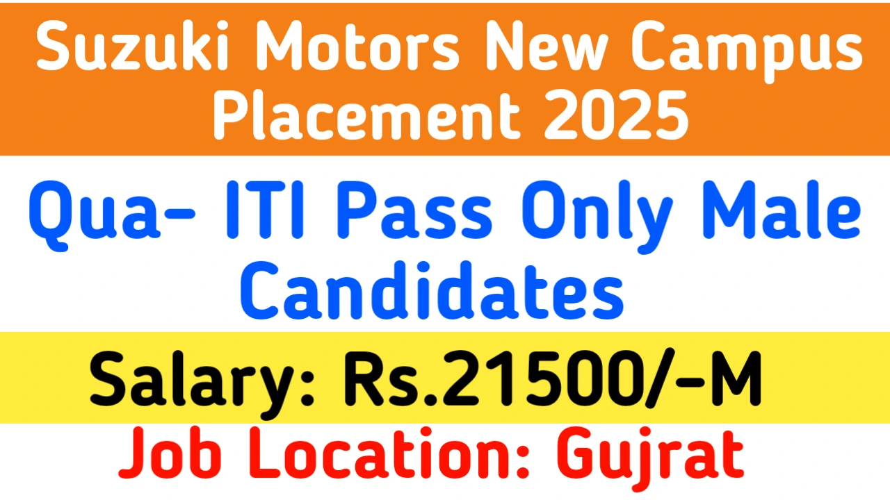 Suzuki Motors Ltd ITI Campus 2025