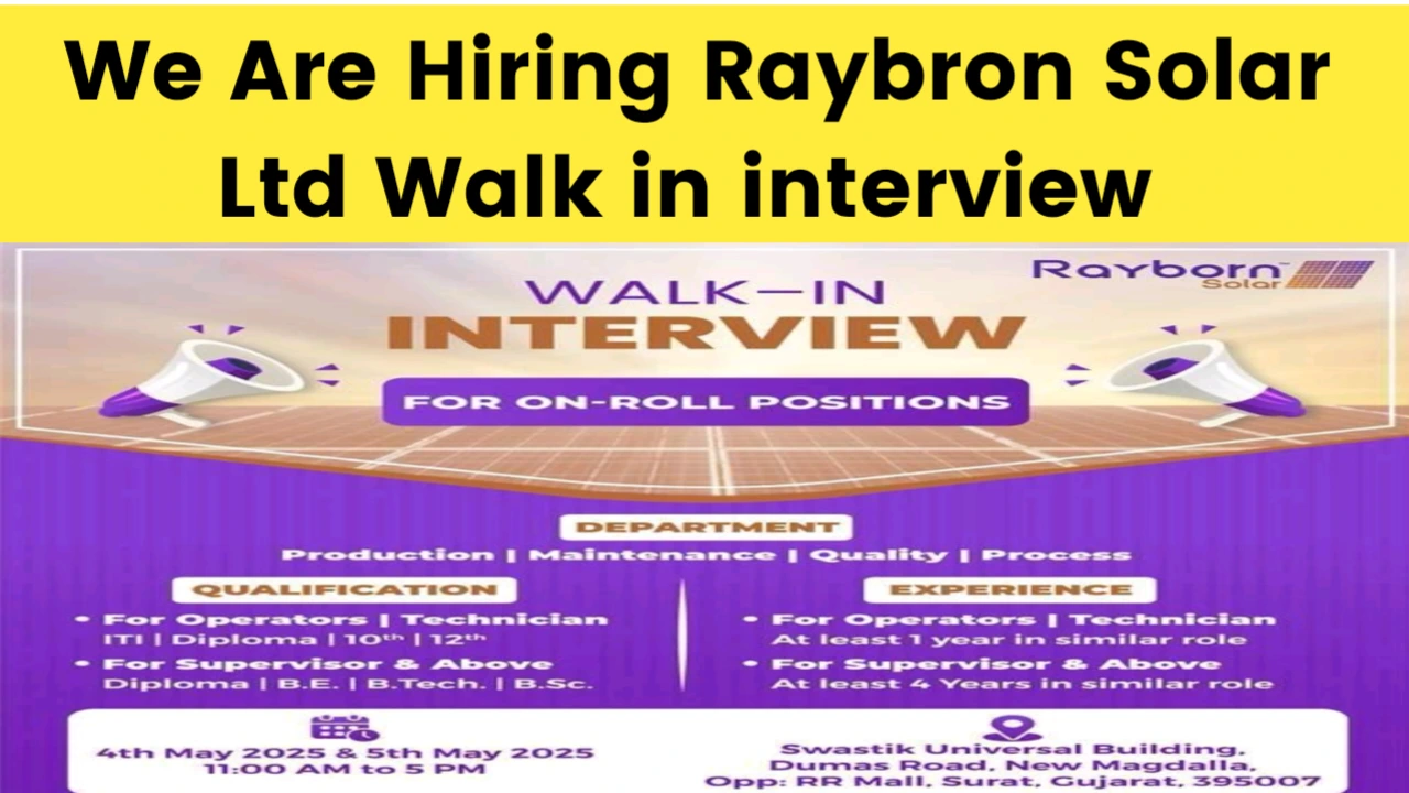 Rayborn solar Recruitment 2025