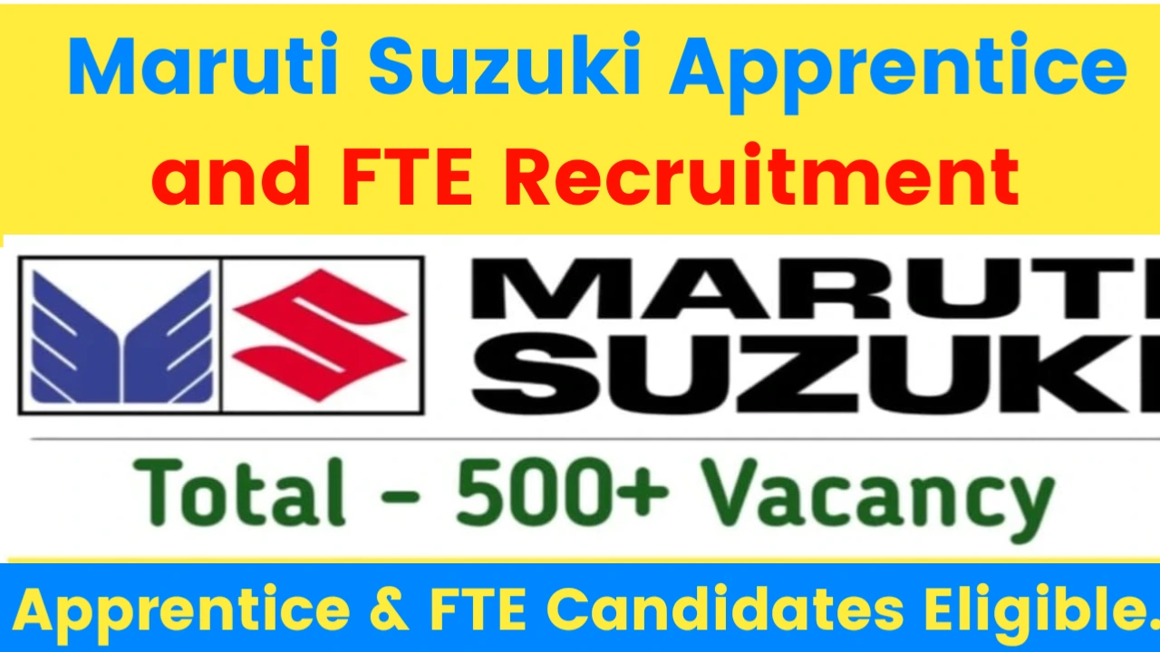 Maruti Suzuki Ltd Recruitment 2025