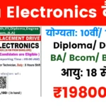 Tata Electronic Ltd Campus Placement 2025