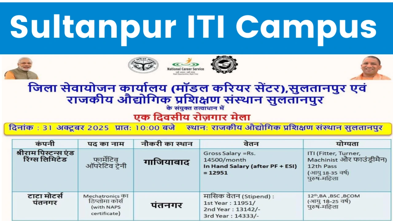 Sultanpur UP ITI Campus Interview