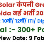 UTL Solar Ltd Jobs in Greater Noida 2026