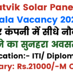 Satvik Solar Panel Ambala Vacancy 2026