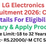 LG Electronics Recruitment 2026