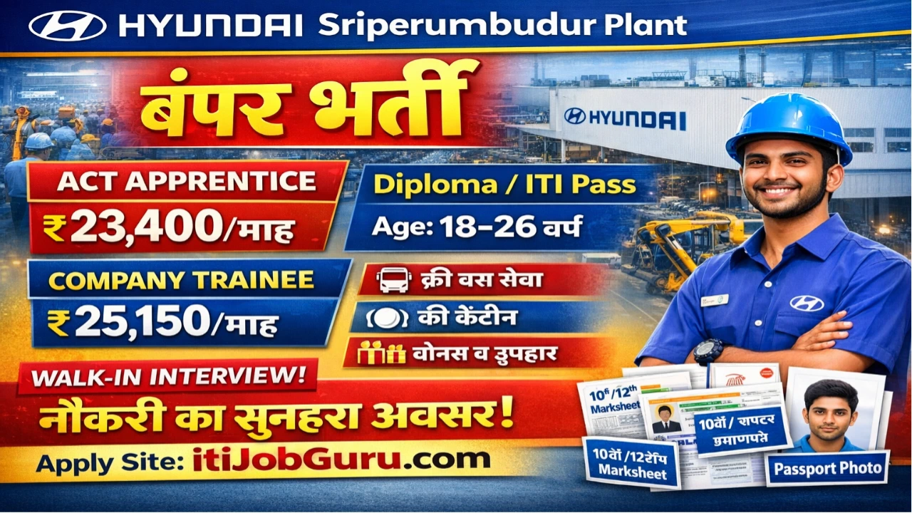 Hyundai Motors Ltd Walk-In Interview 2026