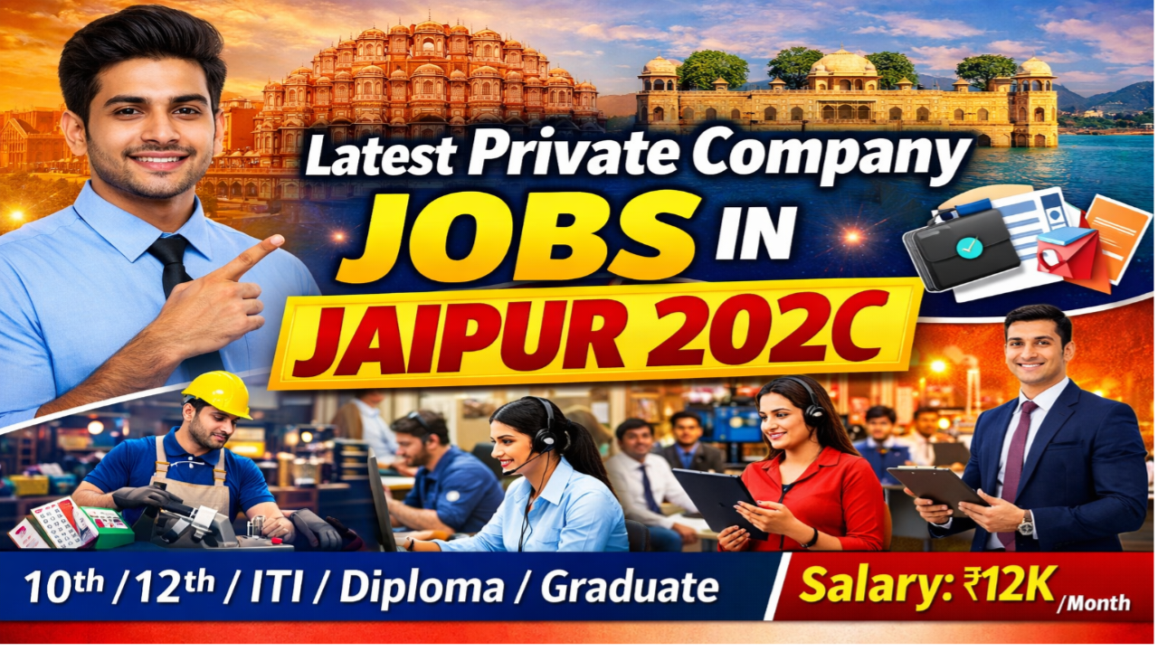 Latest Private Company Jobs in Jaipur 2026