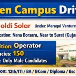 Goldi Solar Latest Campus Placement 2026