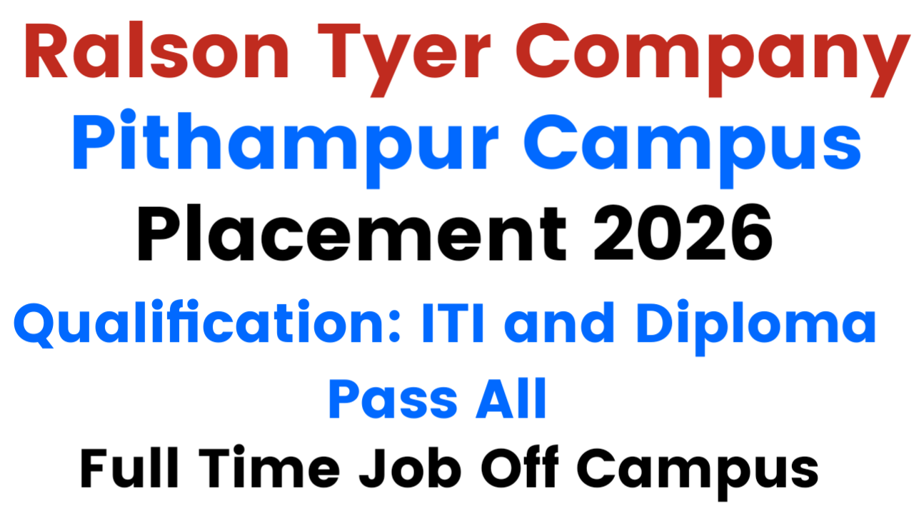 Ralson Tyer Company Latest Vacancy 2026