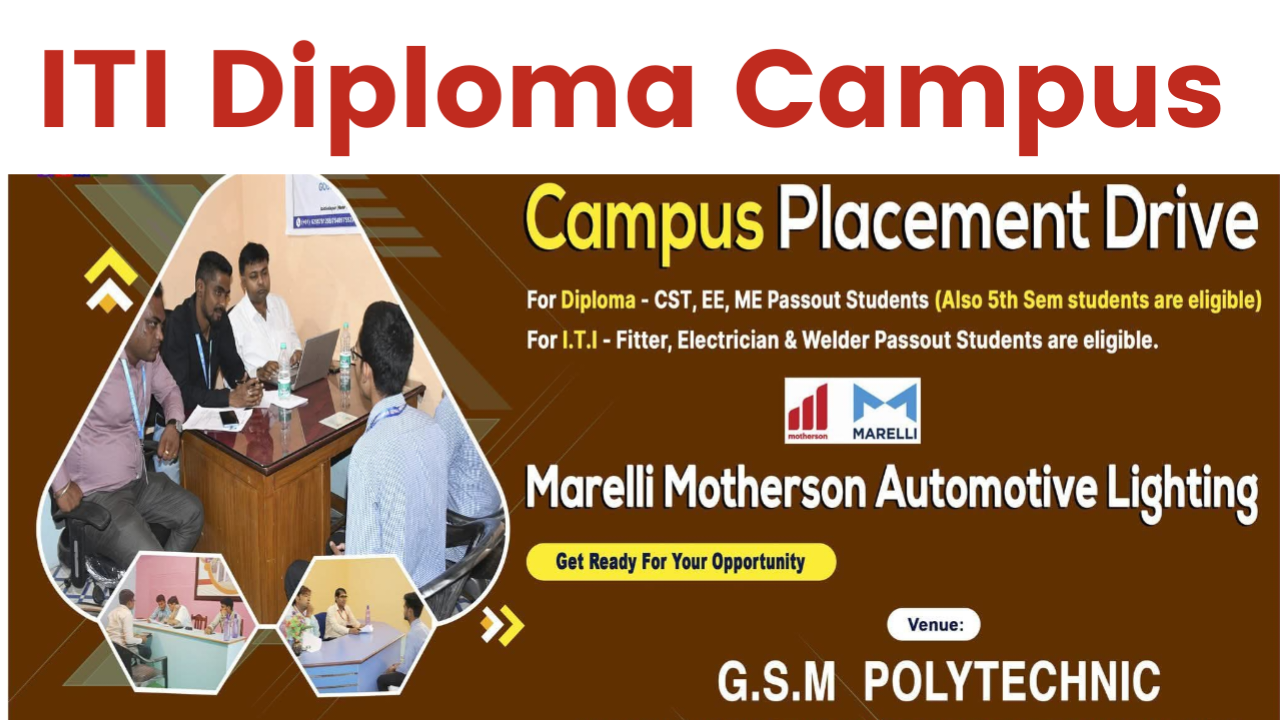 ITI Diploma Campus Placement Drive 2026