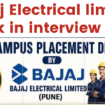 Bajaj Electrical limited Walk in interview 2026