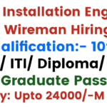 Airtel Installation Engineer Hiring 2026