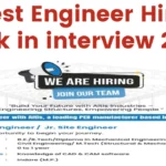 Latest Engineer Hiring Walk in interview 2026