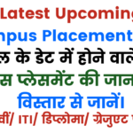 Latest Upcoming Campus Placement 2026