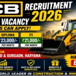 JCB India Faridabad Recruitment 2026
