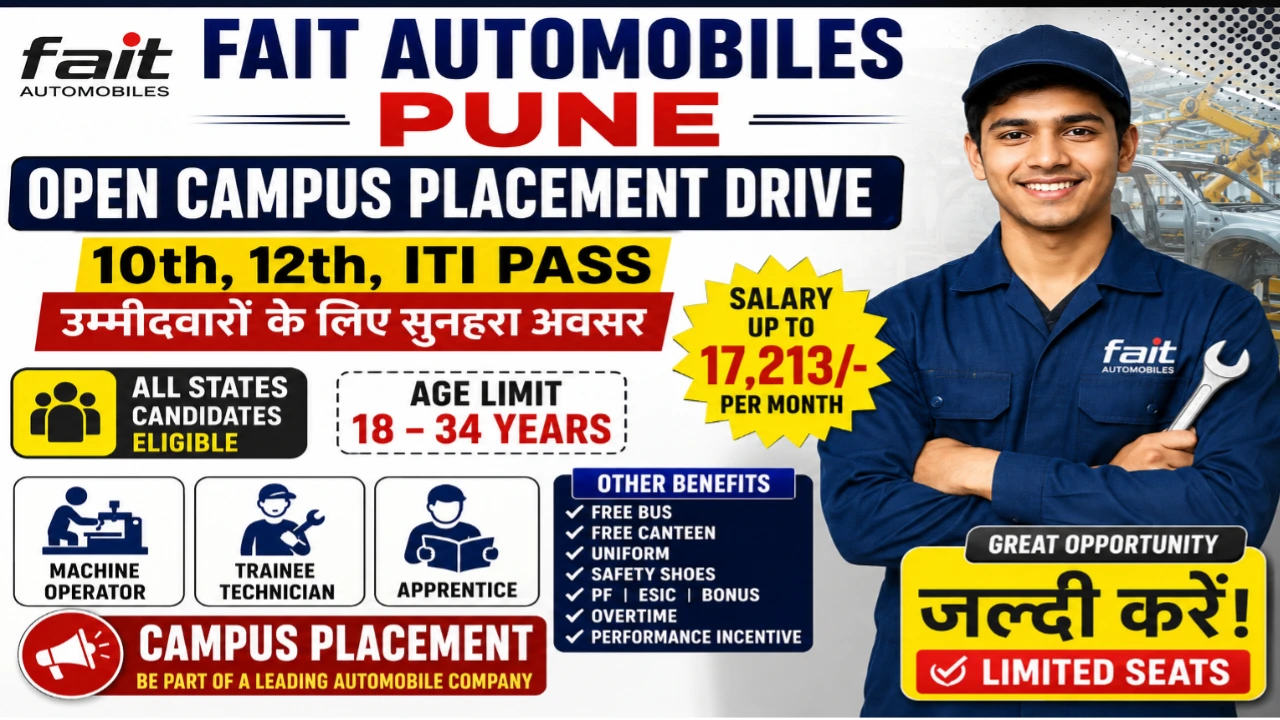 FAIT Automobiles Pune Campus Placement 2026