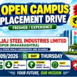 Bajaj Steel Industries Nagpur Open Campus 2026