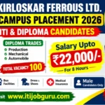 Kirloskar Ferrous Ltd Campus Placement 2026